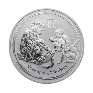 Серебряная монета 1$ Year of the Monkey 1oz 2016 Австралия