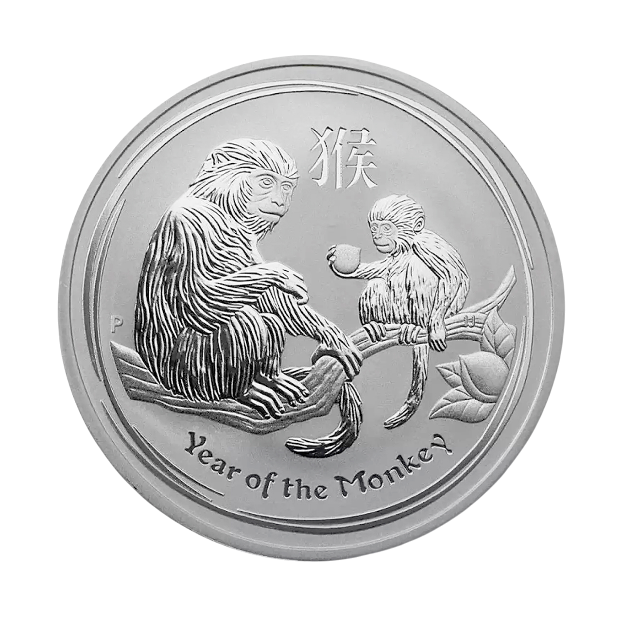 Серебряная монета 1$ Year of the Monkey 1oz 2016 Австралия