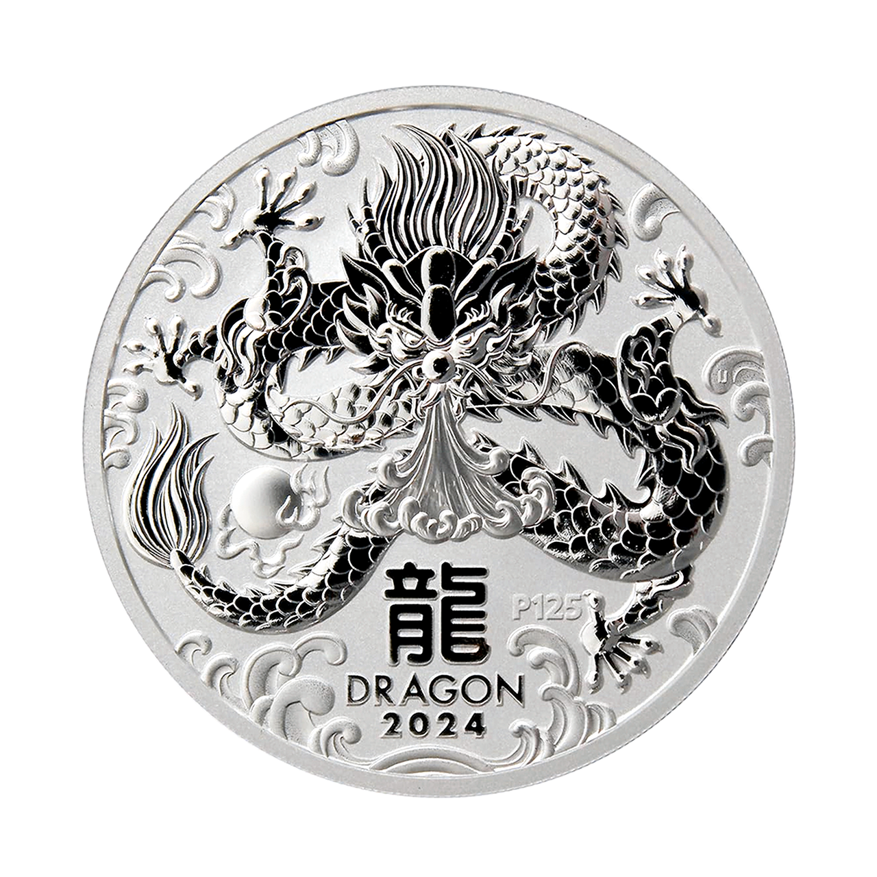Срібна монета 1$ Year of the Dragon 1 oz 2024 Австралія