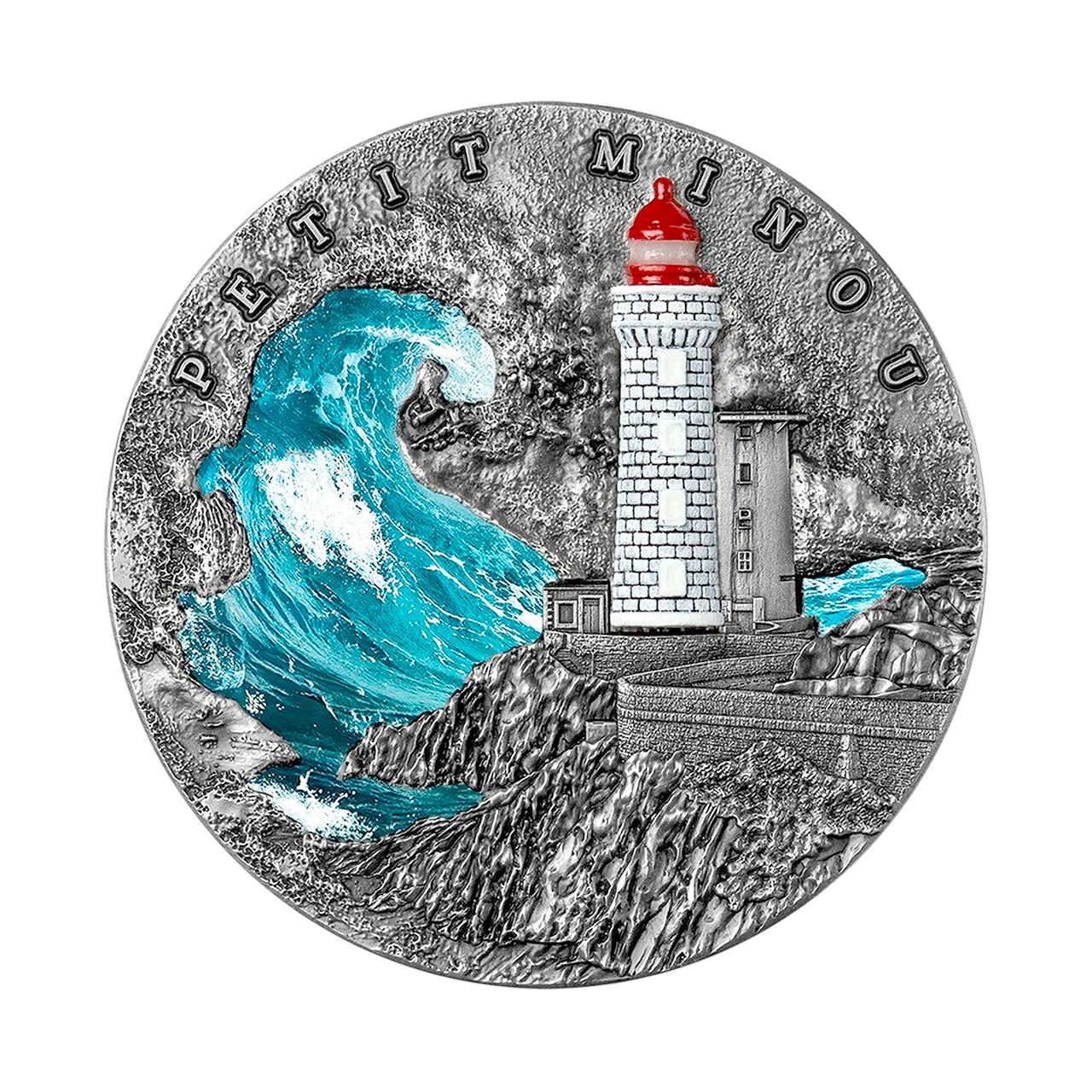 Срібна монета 5$ Petit Minou Lighthouse 2 oz 2022 Ніуе