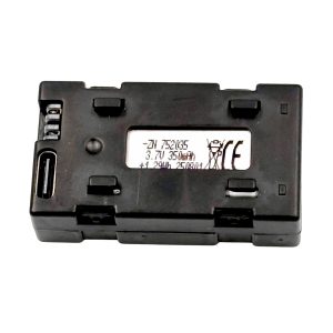 Аккумулятор Li-Po 752035 3.7V 350mAh Type-C и SM female 2-pin