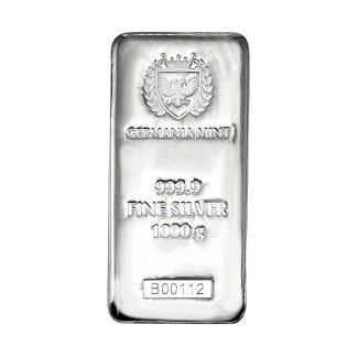 Срібний злиток Germania Mint 1000гр Польща