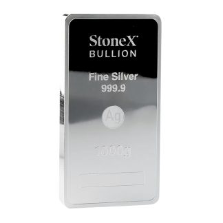 Срібний монетний злиток 30$ StoneX Bullion 1kg 2021 Niue