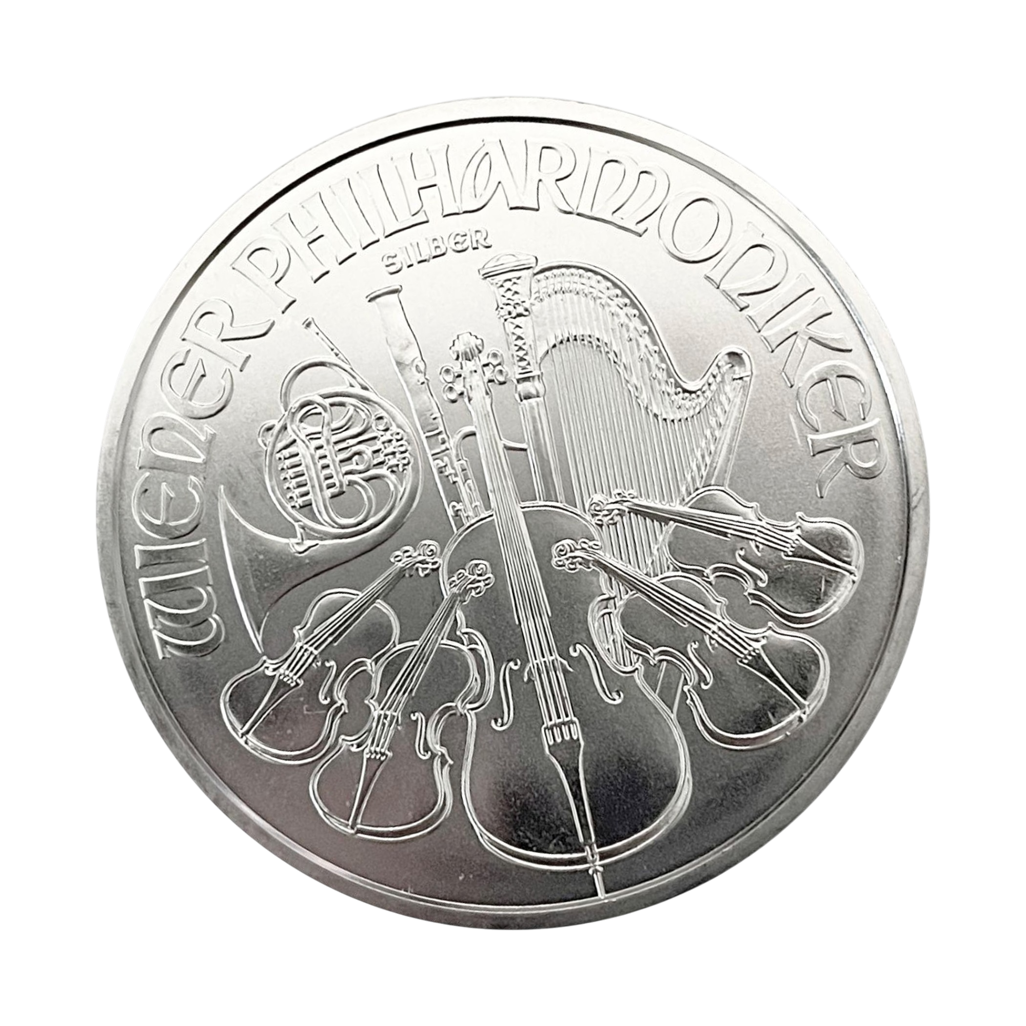Срібна монета 1,5€ Віденська Філармонія 1oz 2012 Австрія
