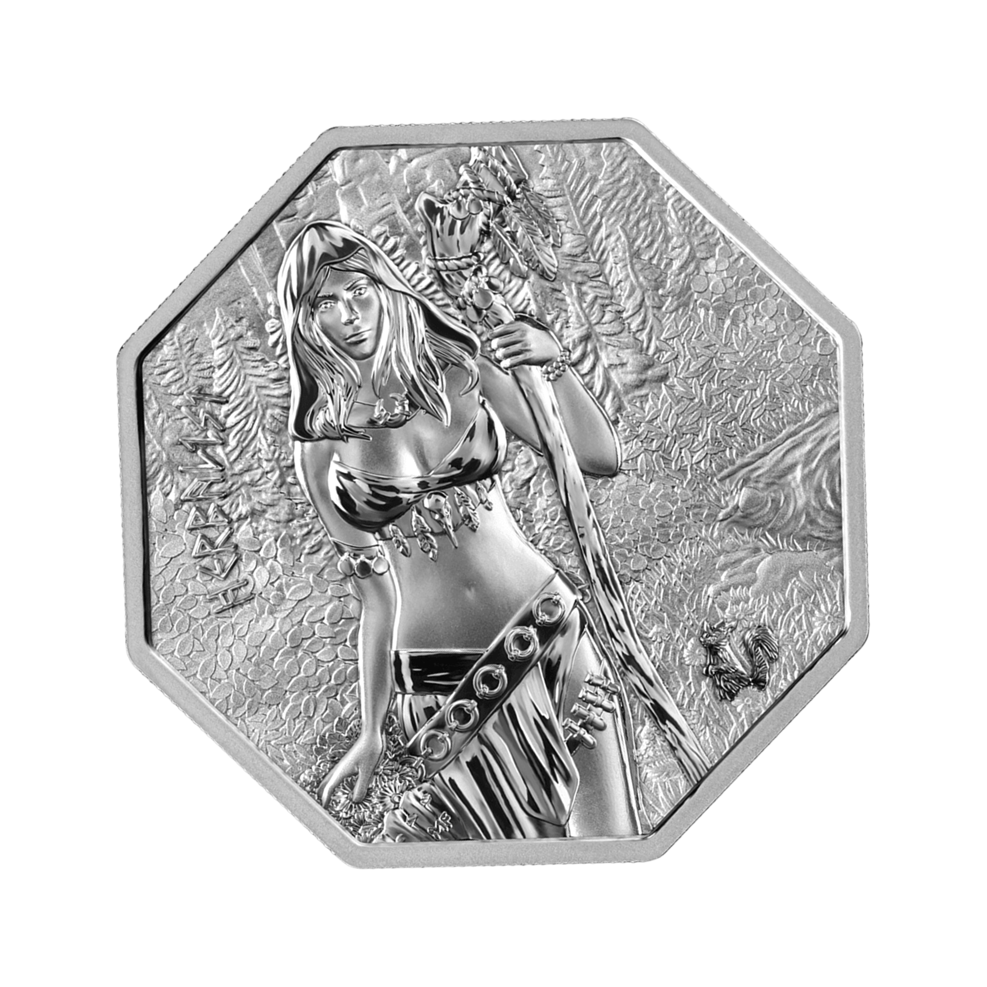 Срібна монета 5 mark Witchcraft – Herbalist 1oz 2025 року