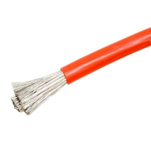 Силовий силіконовий кабель 7 AWG 12 мм² 1м Червоний