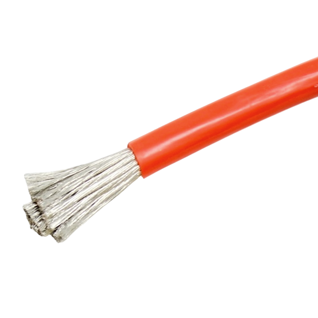 Силовий силіконовий кабель 7 AWG 12 мм² 1м Червоний