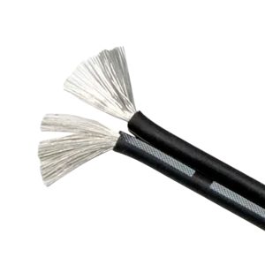 Гнучкий силіконовий кабель 22AWG 2P 1м Чорний