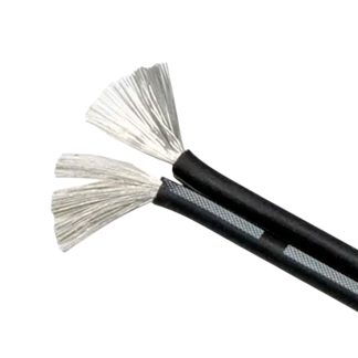 Гнучкий силіконовий кабель 22AWG 2P 1м Чорний