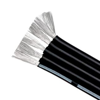 Гнучкий силіконовий кабель 22AWG 5P 1м Чорний